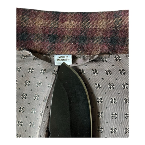 JKT  New York 100% wool men’s 2 button closure plaid blazer coat rn#98302 | 40R - Picture 14 of 16